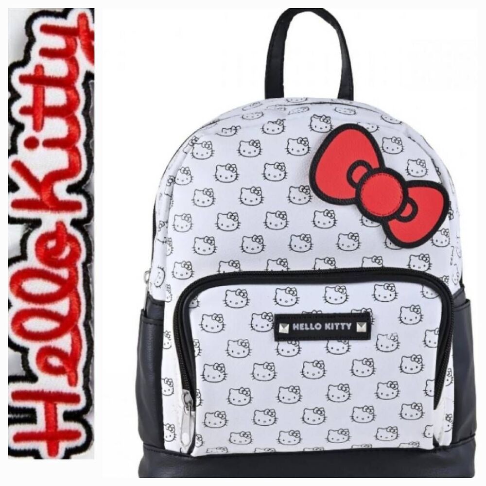 Hello Kitty By Sanrio Face Print w/Bow Backpack